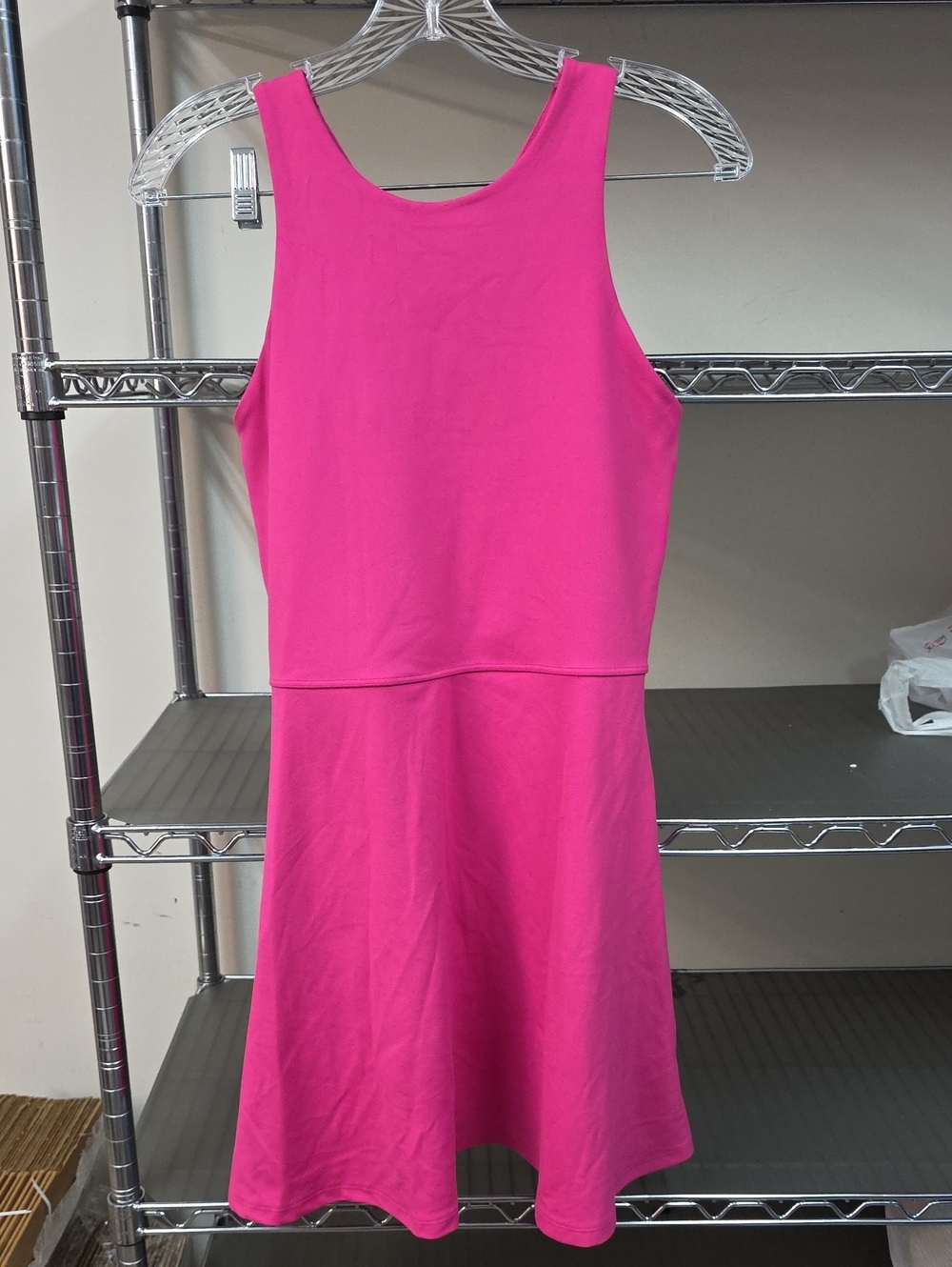 Athleta Conscious Sleeveless Pink Fit-and-Flare Dress